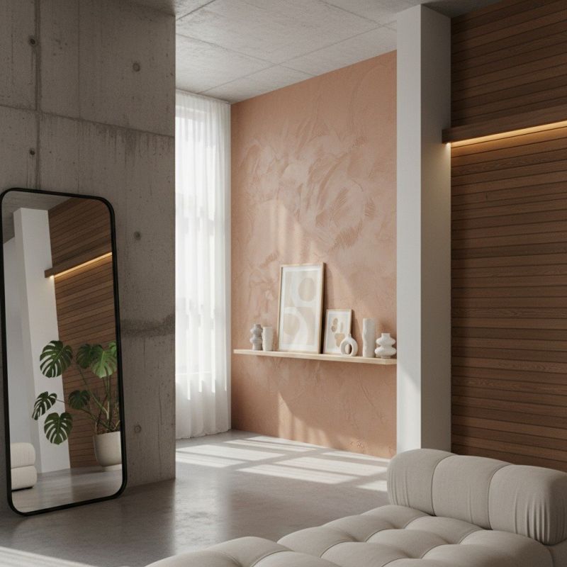 Accent Wall Painting detail