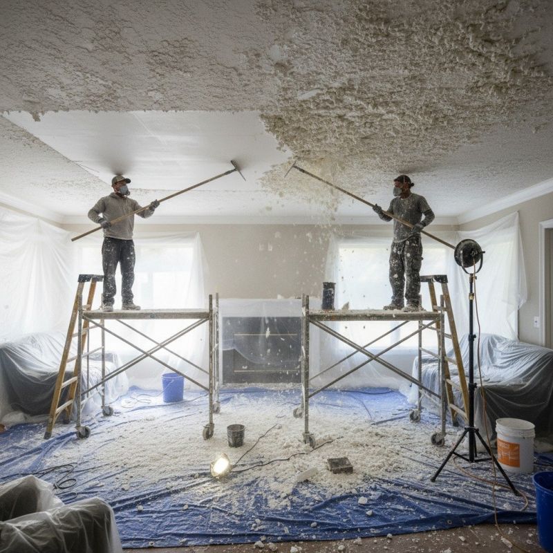 Popcorn Ceiling Repair detail